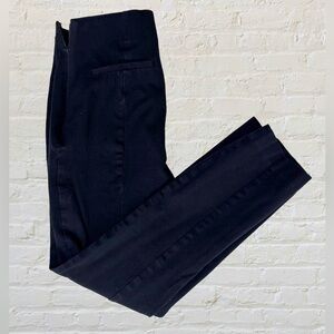 Black fitted pants